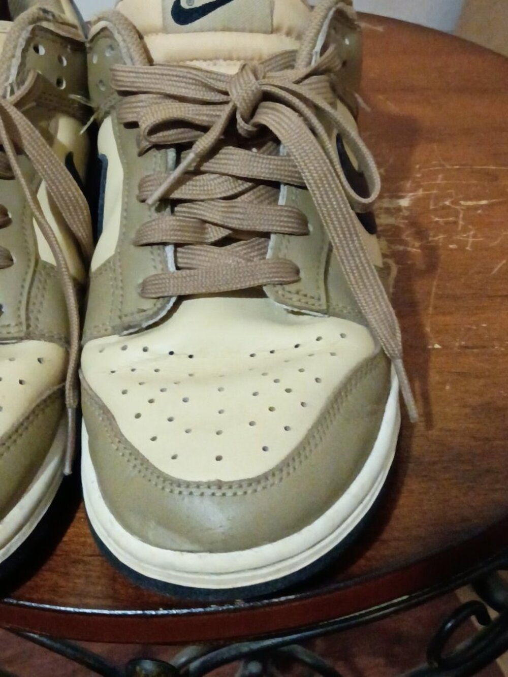 Nike Dunk Low 'Dark Driftwood' Sneakers [DD1503-200] Women's Size 8.5 - Picture 8 of 14